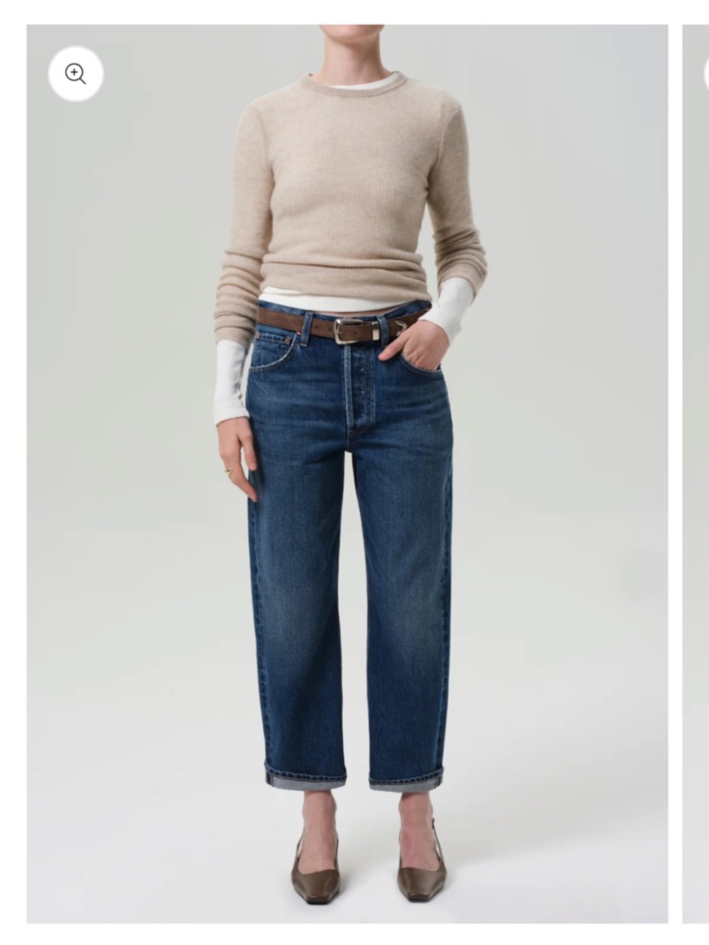Citizens Of Humanity Dark Blue Boyfriend Jeans